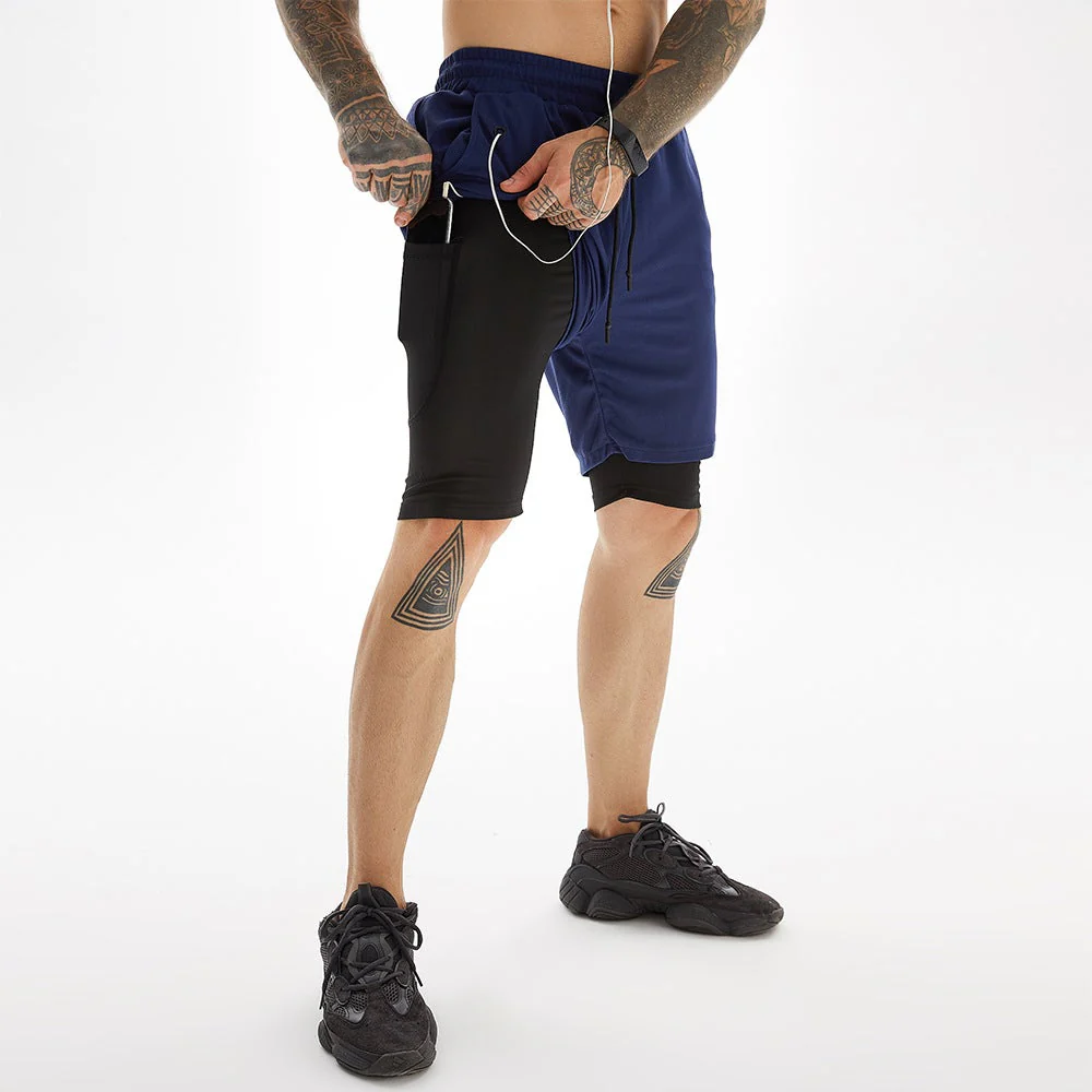 Men's Fast Drying Leisure Fitness Shorts - Image 3