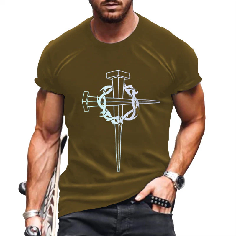 Men's printed short sleeves t-shirts - Image 3