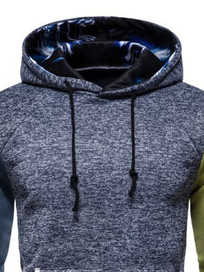 Men's Contrast Stitching Sweater - Image 2