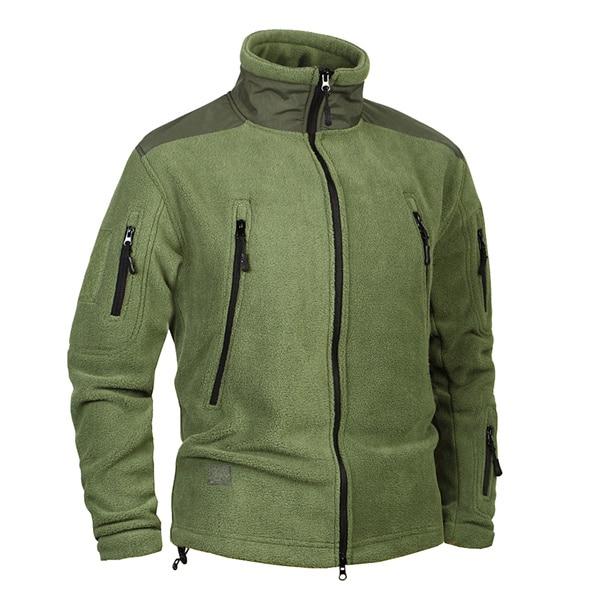 Men Brand Clothing Tactical Army Military Clothing Fleece Men's Jacket Windproof Warm Militar Coat - Image 3