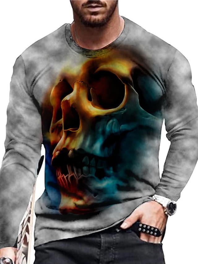 Men's 3D Abstract Print T-Shirt
