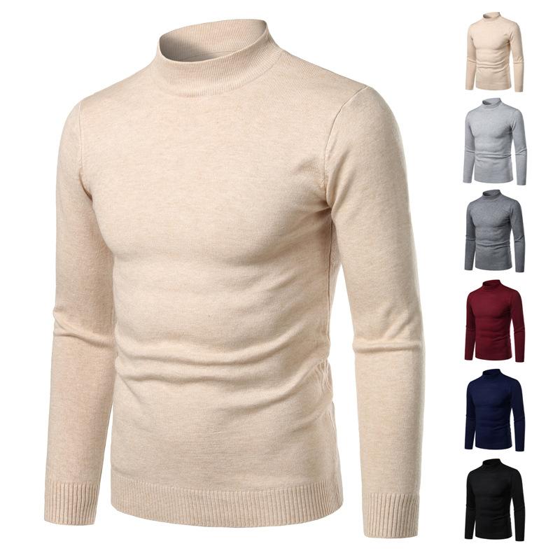 Mens Black Pullover Sweater - Image 8