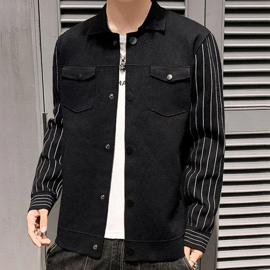 Men's Casual Knitted Cardigan Top