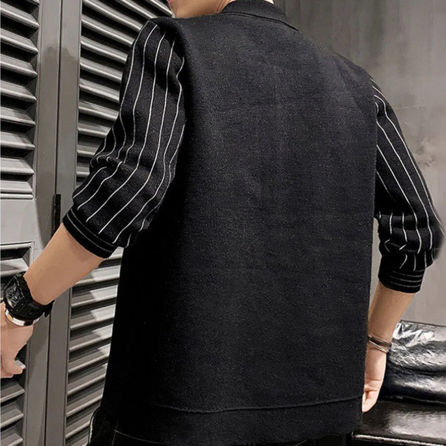 Men's Casual Knitted Cardigan Top - Image 2