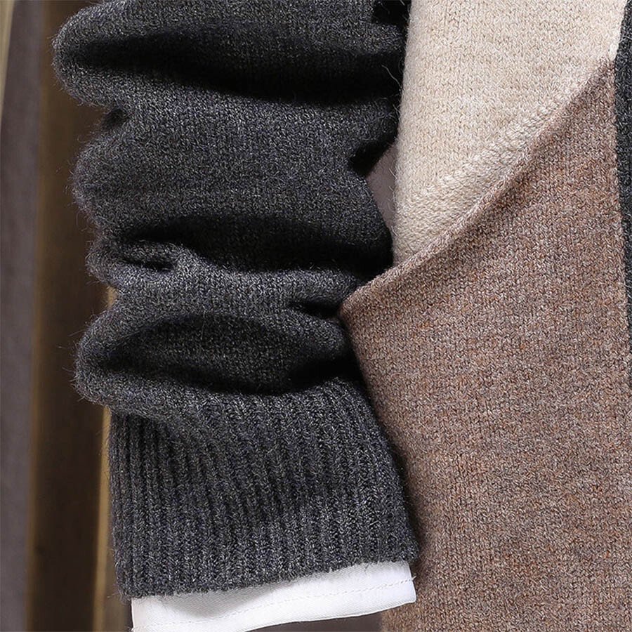 Men's Casual Knitted Cardigan Top - Image 5