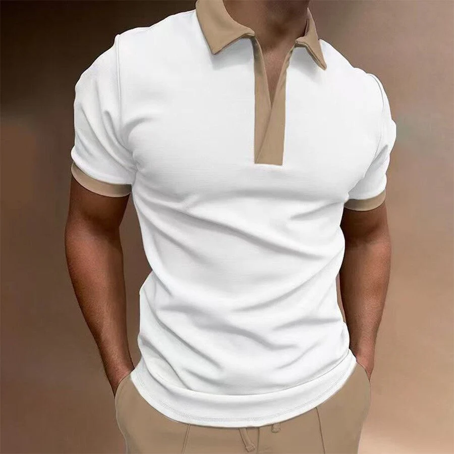Men's Casual Short Sleeve T-Shirt POLO Shirt