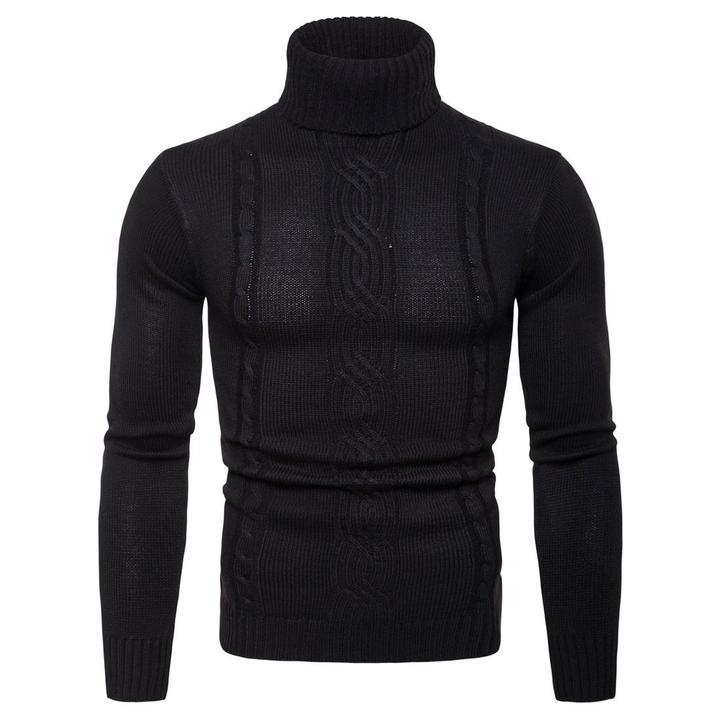 Mens Fashion Classic Jacquard Pullover Sweater - Image 9