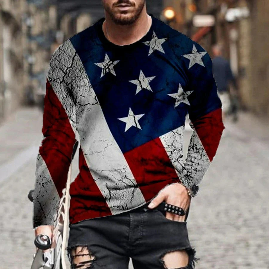 Men's American Eagle flag short sleeve - Image 9