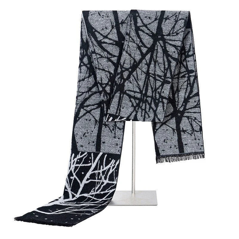 Men's generous scarf
