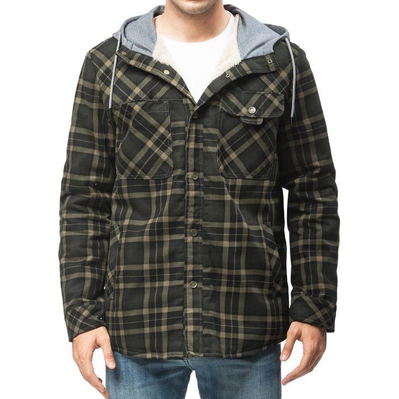Plaid Patchwork Jacket - Image 8