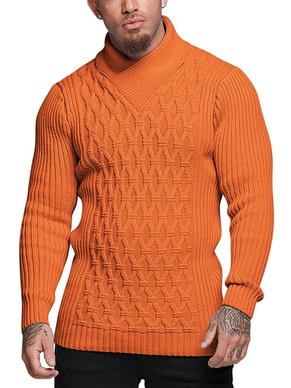 Men's knitted pullover sweater - Image 3