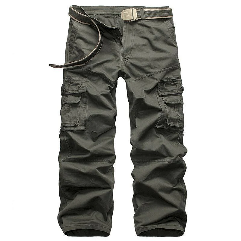 Men's Outdoor Casual Cotton Washed Pants - Image 5