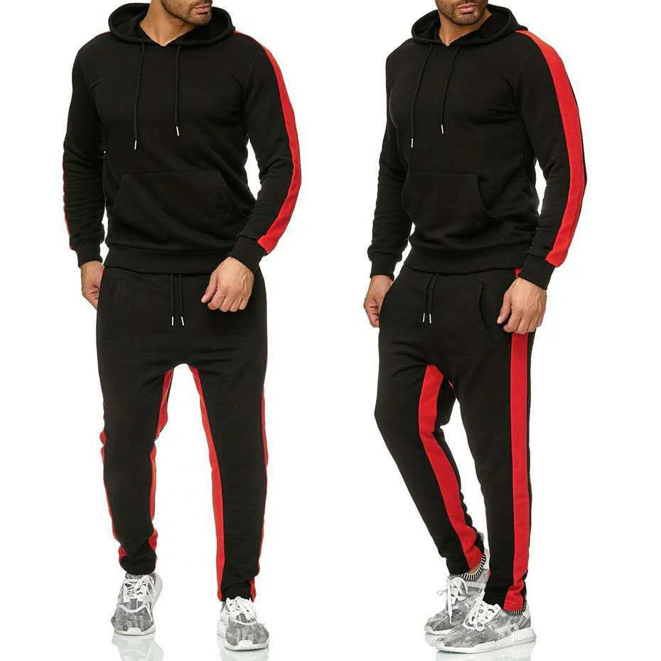 Men's casual sportswear hooded sweater suit - Image 4