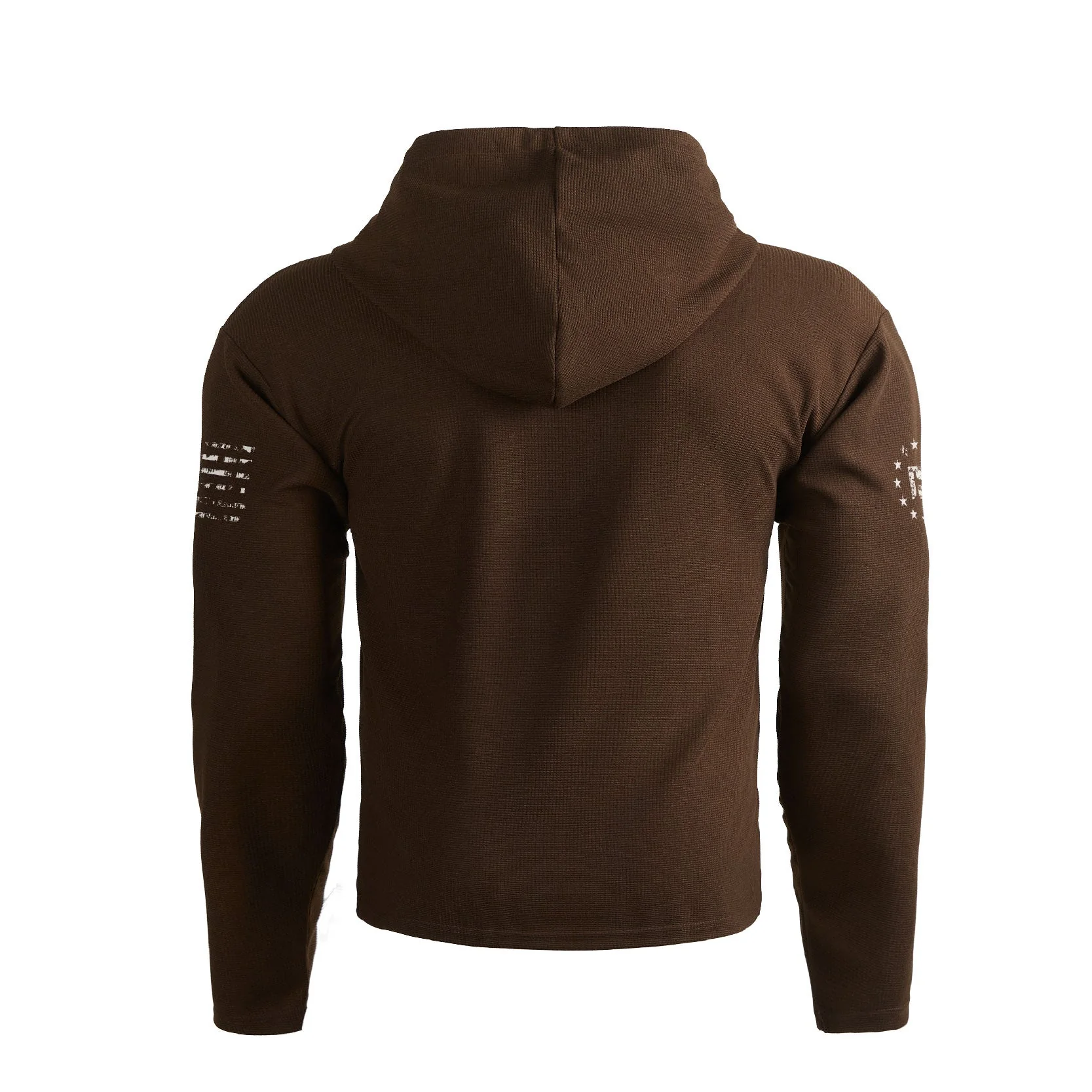 Men's Waffle American Flag Graphic Pocket Pullover Hoodies-Regular Fit Breathable - Image 18