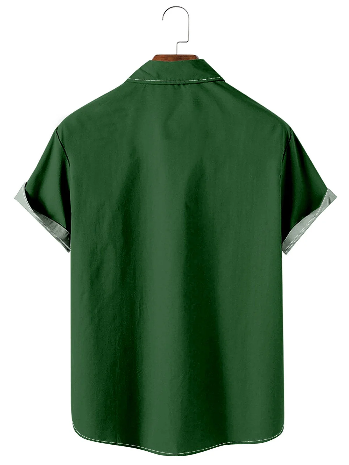 St Patrick Simple Clover Guitar Casual Men's Shirt - Image 2