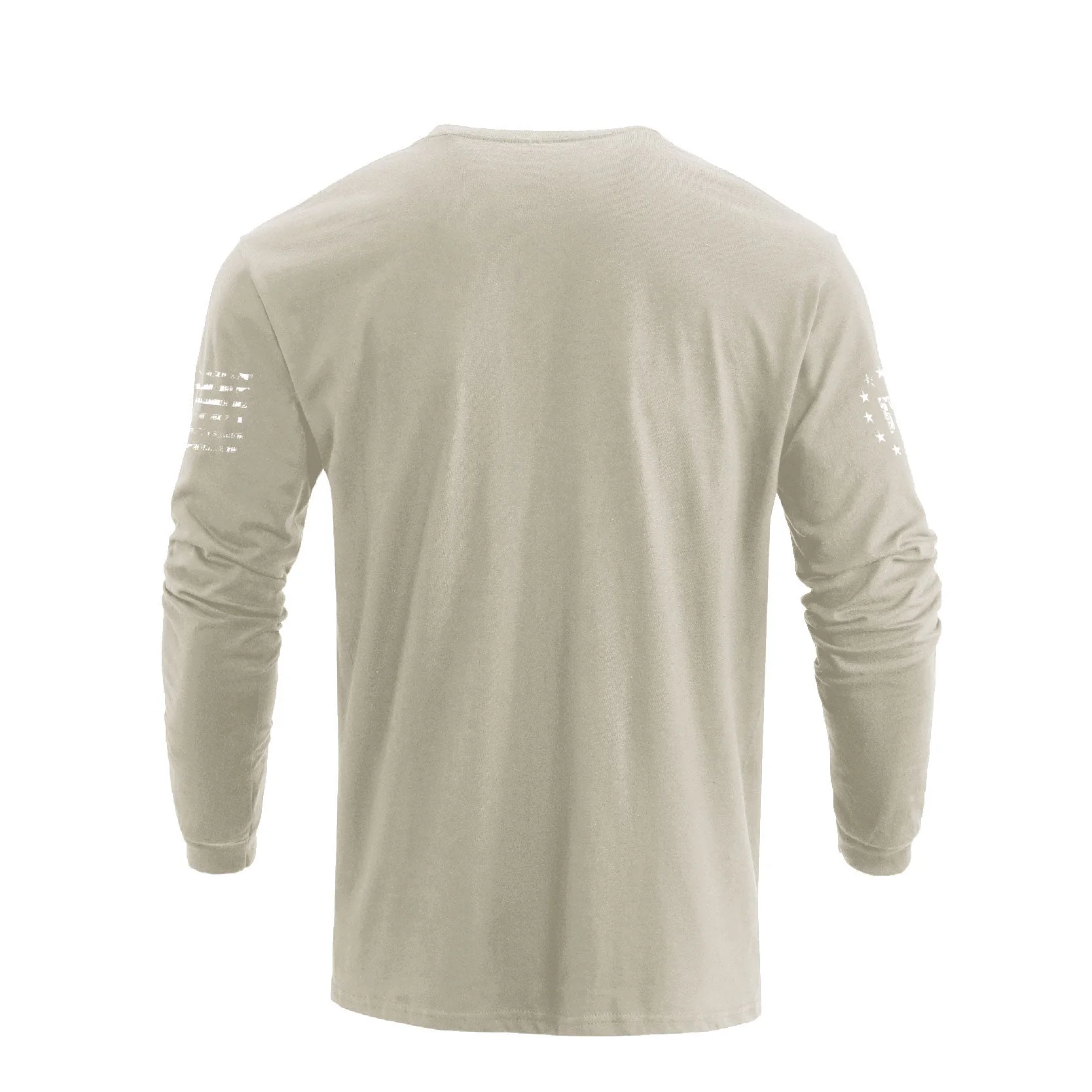Men's American Flag Shield Graphic Long Sleeve T-Shirt - Image 8